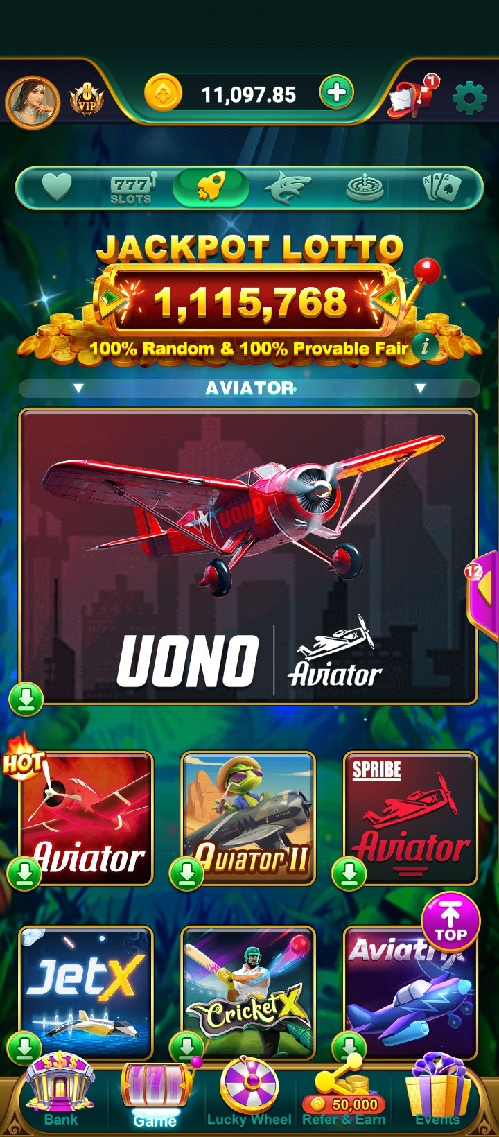 Casual Games inside Yono Arcade